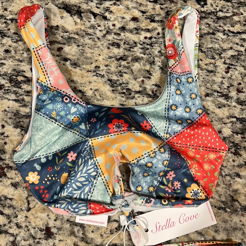 Stella Cove Patchwork Bikini - Picture 4 of 5